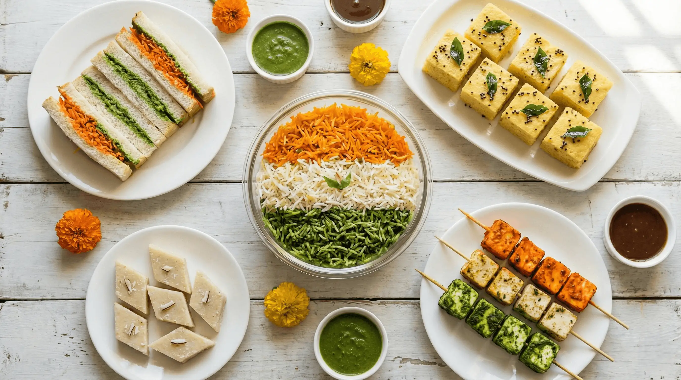 5 Easy Vegetarian Tricolour Nutritious Recipes for Republic Day