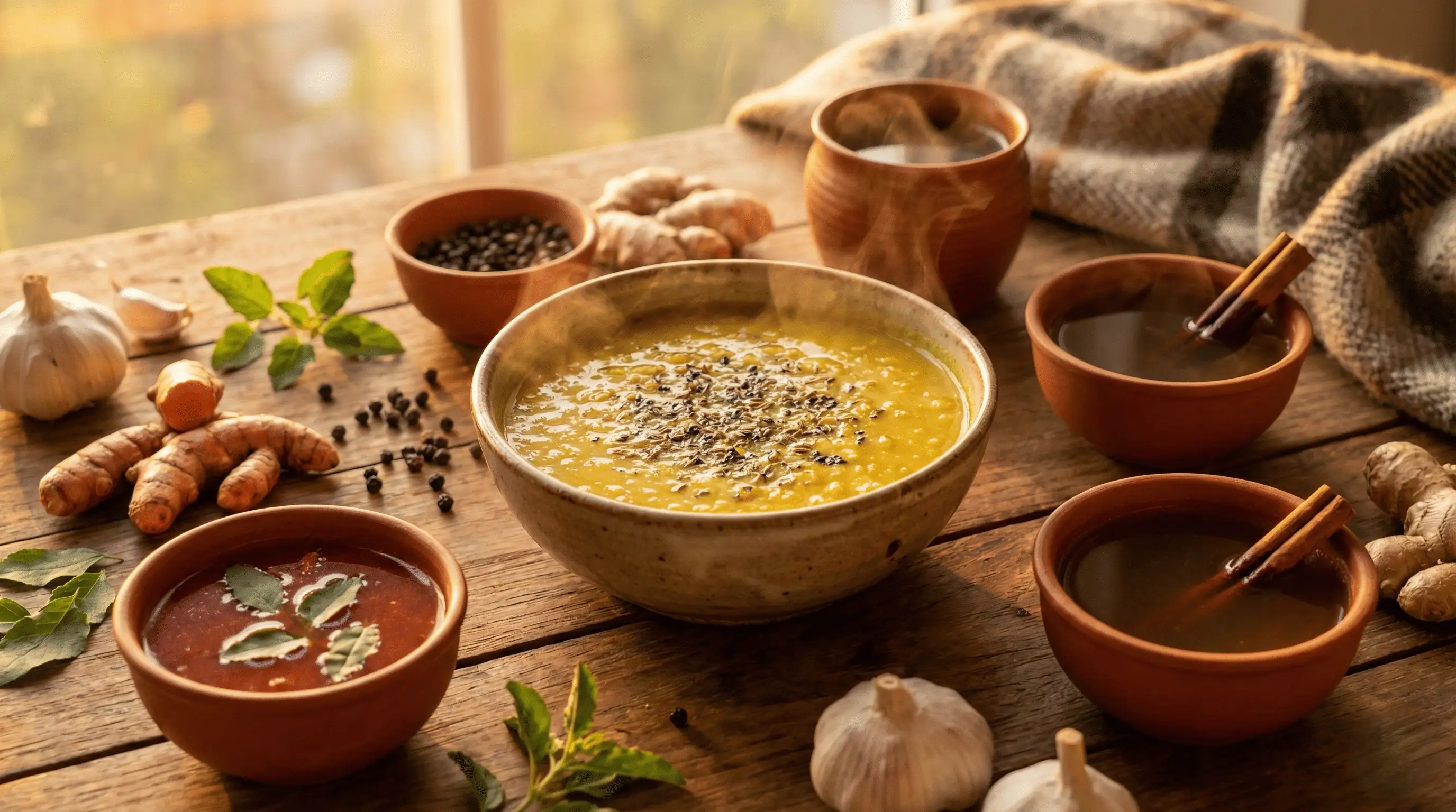 7 Indian Veg Soups for Cold and Cough (Immunity Boost)